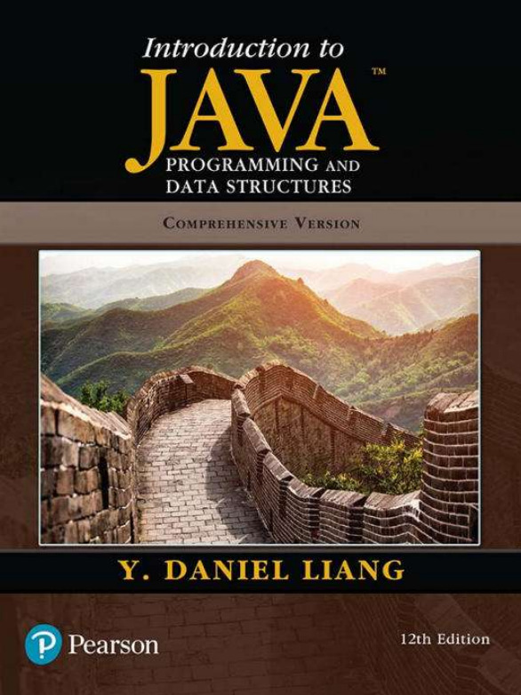 Introduction to Java Programming and Data Structures, 13th edition