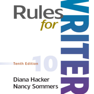 Rules for Writers 10th Edition PDF by Diana Hacker