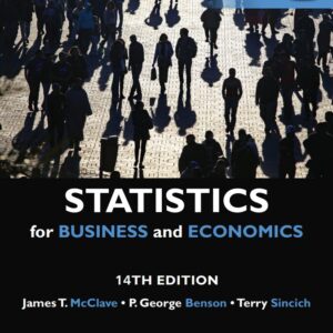 Statistics for Business & Economics (14 Edition)