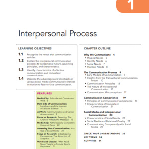 Interplay: The Process of Interpersonal Communication 14th Edition PDF